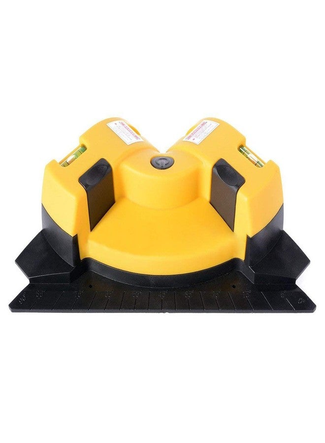 KARDIFF Right Angle 90 Degree Laser Level - Cross Line Tiling Leveling Laser Beam Measurement Tool with Horizontal & Vertical Line Projection and Two Suction Cups - Image 2